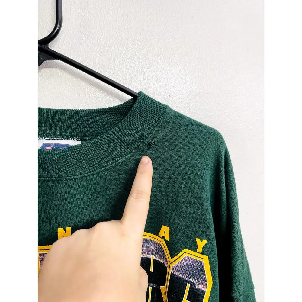 Vintage 90s‎ Men's Green Bay Packers NFL Football Team Crewneck Sweater Size 2XL